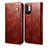 Coque Portefeuille Livre Cuir Etui Clapet B01S pour Xiaomi Redmi Note 10T 5G Marron