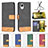 Coque Portefeuille Livre Cuir Etui Clapet B02F pour Samsung Galaxy A23 5G SC-56C Petit