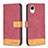 Coque Portefeuille Livre Cuir Etui Clapet B02F pour Samsung Galaxy A23 5G SC-56C Rouge