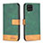 Coque Portefeuille Livre Cuir Etui Clapet B02F pour Samsung Galaxy F12 Vert
