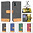 Coque Portefeuille Livre Cuir Etui Clapet B02F pour Samsung Galaxy M04 Petit