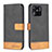 Coque Portefeuille Livre Cuir Etui Clapet B02F pour Xiaomi Redmi 10 Power Noir
