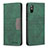 Coque Portefeuille Livre Cuir Etui Clapet B02F pour Xiaomi Redmi 9i Vert