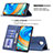 Coque Portefeuille Livre Cuir Etui Clapet B02F pour Xiaomi Redmi Note 9 Pro Petit