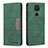 Coque Portefeuille Livre Cuir Etui Clapet B02F pour Xiaomi Redmi Note 9 Vert