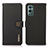 Coque Portefeuille Livre Cuir Etui Clapet B02H pour OnePlus 9 Pro 5G Noir