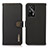 Coque Portefeuille Livre Cuir Etui Clapet B02H pour Realme GT 5G Noir