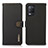 Coque Portefeuille Livre Cuir Etui Clapet B02H pour Realme Q3 5G Noir