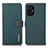 Coque Portefeuille Livre Cuir Etui Clapet B02H pour Xiaomi Poco M5 4G Vert