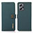 Coque Portefeuille Livre Cuir Etui Clapet B02H pour Xiaomi Poco X4 GT 5G Vert