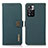 Coque Portefeuille Livre Cuir Etui Clapet B02H pour Xiaomi Poco X4 NFC Vert