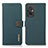 Coque Portefeuille Livre Cuir Etui Clapet B02H pour Xiaomi Redmi 11 Prime 4G Vert