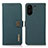 Coque Portefeuille Livre Cuir Etui Clapet B02H pour Xiaomi Redmi 13C Vert