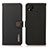 Coque Portefeuille Livre Cuir Etui Clapet B02H pour Xiaomi Redmi 9C NFC Noir