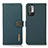 Coque Portefeuille Livre Cuir Etui Clapet B02H pour Xiaomi Redmi Note 10T 5G Vert