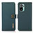 Coque Portefeuille Livre Cuir Etui Clapet B02H pour Xiaomi Redmi Note 11 SE India 4G Vert