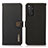 Coque Portefeuille Livre Cuir Etui Clapet B02H pour Xiaomi Redmi Note 11S 4G Noir