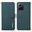 Coque Portefeuille Livre Cuir Etui Clapet B02H pour Xiaomi Redmi Note 12 4G Vert