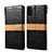 Coque Portefeuille Livre Cuir Etui Clapet B02S pour Samsung Galaxy S20 Noir