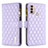 Coque Portefeuille Livre Cuir Etui Clapet B03F pour Motorola Moto E20 Violet