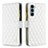 Coque Portefeuille Livre Cuir Etui Clapet B03F pour Motorola Moto Edge S30 5G Blanc