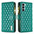 Coque Portefeuille Livre Cuir Etui Clapet B03F pour Motorola Moto Edge S30 5G Vert