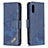 Coque Portefeuille Livre Cuir Etui Clapet B03F pour Samsung Galaxy A02 Bleu