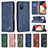 Coque Portefeuille Livre Cuir Etui Clapet B03F pour Samsung Galaxy A03s Petit