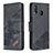 Coque Portefeuille Livre Cuir Etui Clapet B03F pour Samsung Galaxy A20 Noir