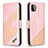 Coque Portefeuille Livre Cuir Etui Clapet B03F pour Samsung Galaxy A22 5G Or Rose