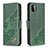 Coque Portefeuille Livre Cuir Etui Clapet B03F pour Samsung Galaxy A22 5G Vert