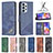 Coque Portefeuille Livre Cuir Etui Clapet B03F pour Samsung Galaxy A23 4G Petit