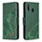 Coque Portefeuille Livre Cuir Etui Clapet B03F pour Samsung Galaxy A30 Vert