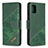 Coque Portefeuille Livre Cuir Etui Clapet B03F pour Samsung Galaxy A31 Vert