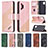 Coque Portefeuille Livre Cuir Etui Clapet B03F pour Samsung Galaxy A32 4G Petit