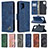 Coque Portefeuille Livre Cuir Etui Clapet B03F pour Samsung Galaxy A42 5G Petit