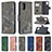 Coque Portefeuille Livre Cuir Etui Clapet B03F pour Samsung Galaxy A71 4G A715 Petit