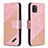 Coque Portefeuille Livre Cuir Etui Clapet B03F pour Samsung Galaxy A81 Or Rose