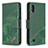 Coque Portefeuille Livre Cuir Etui Clapet B03F pour Samsung Galaxy M10 Vert