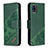 Coque Portefeuille Livre Cuir Etui Clapet B03F pour Samsung Galaxy M60s Vert