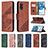 Coque Portefeuille Livre Cuir Etui Clapet B03F pour Samsung Galaxy S20 Plus 5G Petit