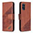 Coque Portefeuille Livre Cuir Etui Clapet B03F pour Samsung Galaxy S20 Plus Marron