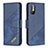 Coque Portefeuille Livre Cuir Etui Clapet B03F pour Xiaomi Redmi Note 10T 5G Bleu