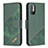 Coque Portefeuille Livre Cuir Etui Clapet B03F pour Xiaomi Redmi Note 10T 5G Vert