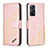 Coque Portefeuille Livre Cuir Etui Clapet B03F pour Xiaomi Redmi Note 11 Pro 4G Or Rose