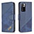 Coque Portefeuille Livre Cuir Etui Clapet B03F pour Xiaomi Redmi Note 11 Pro+ Plus 5G Bleu