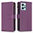 Coque Portefeuille Livre Cuir Etui Clapet B03F pour Xiaomi Redmi Note 12 4G Violet