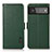 Coque Portefeuille Livre Cuir Etui Clapet B03H pour Google Pixel 6 5G Vert