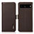 Coque Portefeuille Livre Cuir Etui Clapet B03H pour Google Pixel 7 Pro 5G Marron