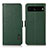 Coque Portefeuille Livre Cuir Etui Clapet B03H pour Google Pixel 7 Pro 5G Vert